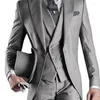 Men's Suits Wedding Men Suit 3 Pcs Groom Tuxedo Formal Business Tail Coat For Prom Male Fashion Set (Jacket Vest Pants ) 2024