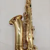 Melhor qualidade japão marca saxofone alto dourado YAS-875EX saxofone alto e-vento plano instrumento de música com bocal palhetas profissionais