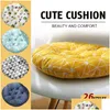 Cushion/Decorative Pillow Cushion/Decorative Pillow Round Cushion 30/40/45/50Cm Office Chair Tatami Meditation Sofa Throw Pillows Yoga Dh547