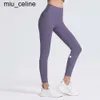 LU1 -2024 Yoga leggings slim fit pantaloncini da donna capris set pantaloni sportivi da donna abbigliamento fitness sportivo leggings da corsa palestra slim fit gamba dritta pantaloni da yoga da donna