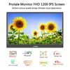 Protable Monitor 14 "/16"1920x1200 IPS 패널 16:10 터치 스크린 여행 디스플레이 유형 C HDMI 랩톱 스위치 Xbox와 호환됩니다.