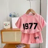 Kleidungssets 1 2 3 4 Jahre Sport Trendy Zweiteilige Babys Drucken Kurzarm Shorts Jungen Kind Druck Baumwolle Dünne Weiche T-shirt Mädchen