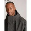 Loro Piano Jackets Veste d'hiver décontractée à capuche avec fermeture éclair pour homme Gris Beign NRGQ