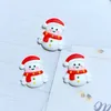 Decorative Figurines 10Pcs Cute Mini Christmas Collection Flat Back Resin Cabochons Scrapbooking DIY Jewelry Craft Decoration Accessories