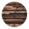 Zegary ścienne Odmiany drewna dekoracyjne okrągłe zegar arabski