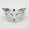 Party Supplies S Frauen Spitze halbes Gesicht Katze Ohr Maske Sexy Cosplay Maskerade Augenfetisch für Halloween Erotik Zubehör Rave