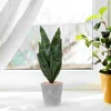 Flores decorativas sansevieria artificial tigre piranha plantas decoração falsa peva cobra adorno