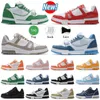 2024 Designer Trainer Sneakers Scarpe casual Uomo Virgils x 1 Basso bianco logo in rilievo rosso verde blu denim royal rosso tela Nero Lusso uomo donna Platform Sneakers