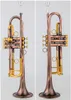 Hot Sell LT180S 43 BB Liten trumpet Golden Key Professional Music Instruments med Case Free Frakt