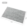 Tapis de table HH175 Bar Tissage Sous-verres de moisissure antibactérienne et coussin anti-moisissure - Isolation des repas de l'Ouest