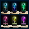 Dynamic Color Jellyfish Effects Wireless BT Speaker Music Lamp In A Variety Of Colors Stylish Cool Wireless Speakers 240131