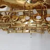 Melhor qualidade japão marca saxofone alto dourado YAS-875EX saxofone alto e-vento plano instrumento de música com bocal palhetas profissionais