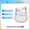 Słuchawki telefonu komórkowego Haylou W1 ANC True Wireless Earbuds -45db ANC Bluetooth 5.3 Zestaw słuchawkowy Premium Hi-Fi Dźwięk 35-godzinny bezprzewodowe słuchawki YQ240202