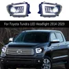 Auto Accessoires DRL Dagrijverlichting Streamer Richtingaanwijzer Voor Toyota Tundra LED Koplamp Montage 14-20 Front lamp