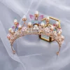 헤어 클립 화환 헤드웨어 댄스 파티 장식 파인 선물 공주 Tiaras Crown Butterfly Accessories 어린이 헤어 밴드