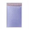 Emballage cadeau 100 / 50pcs Bubble Mailer Sacs d'emballage auto-scellants Protection anti-chute Enveloppes rembourrées Mailing Violet / Rose / Jaune