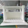 outdoor activities 4.5x4.5m (15x15ft) white inflatable wedding bouncer moonwalk Party outdoor birthday bouncy castle with ball pit pool