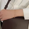 Charme Armbänder Edelstahl Kristall Armband Für Frauen Mode Luxus Hand Kette Einfache Mädchen Geschenke Schmuck Zubehör