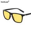 Sonnenbrillen Hochwertige, hochauflösende, polarisierte Sonnenbrille, gelbe Linse, Nachtsicht-Sonnenbrille, Schutzbrille, blendfreie Sonnenbrille J240202