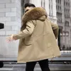 Haining Designer Winter Pie Overcoming Mens Coat Fur Inner Tank Detachable WNOS