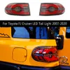 Voor Toyota FJ Cruiser LED-achterlicht 07-20 Dynamische Streamer Richtingaanwijzer Verlichting Montage Rem Achteruitrijverlichting
