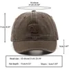 Ball Caps SLECKTON Baseball Cap For Men And Women Short Brim Washed Letter Sun Hats Outdoor Sport Peaked Casual Snapback Unisex