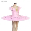 Scena noszenia dorosłych dziewcząt profesjonalny taniec baletowy Tutu kostium sztywna tiulowy pancake sukienka dostępna w różowym i niebo niebieskim Bll542