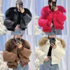 Womens Version Winter Light LuxuryBig Collar Loose Longsleved Bread Korean Down Jack Winter Coat Windproof Thermal Jacket 10A0SC