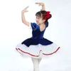 Bühnenkleidung Blaue Farbe Mädchen Ballettkleid Kinder Klassische Professionelle Tutu Rot Schwanensee Ballerina Party Tanzkostüme