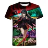 T-shirts pour hommes 2024 Hommes Femmes Mode 3D Imprimer Anime Akame Ga Kill T-shirt O-Cou Chemise à manches courtes Harajuku Tees Tops surdimensionnés