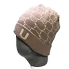 Luxury Cashmere Sticke Hat Designer Beanie Cap Men's Winter Casual Wool Warm Hat N-6
