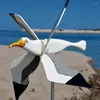 Garden Decorations 2024 Seagull Windmill Outdoor Bird Holiday Decorative Wind Spinners Personlig gårdsdekor Presenttillbehör