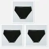 Vrouwen Slipje 3PCS Sexy Plus Size Vrouwelijke Lingerie Streep Intieme Transparante Slips Lage Taille Ondergoed Katoen Zacht Pantie