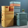 Waterproof Storage Boxes Toys Snack Clothes Socks Sundries Organizers Home Bedroom Closet Cosmetics Laundry Large Basket 240125