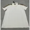 Maglietta da uomo V Polo 23SS Stilista Lettera Stampa Girocollo Casual Estate Traspirante Uomo Donna T-shirt S Colore solido Tops Tees