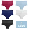 Women's Panties Seamless For Women Female High Wasit Briefs Sexy Mesh Hollow Out Panty See-Through Underwear Girls Intimate Lingerie