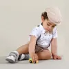 Baby Boy Clothing Suit urodzony przystojny romper bowe set festiwal urodzinowy prezent kombina