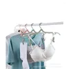 Hangers Portable Folding Travel Space Saving Multi-Functional Non-Slip Plastic Clothes Rack With Clips Storage Organizer