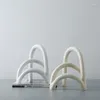 Decorative Figurines Joylove Minimalist Model House Resin Arched Bridge Designer Decoration Living Room TV Cabinet Geometric Creative Soft