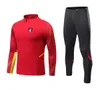 A.F.C.Bournemouth Tute sportive per il tempo libero da uomo e per bambini abbigliamento da allenamento con semi-cerniera a maniche lunghe da esterno cappotto sportivo casual taglia 4XS-2XL