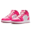 High 1S basketskor OG MENS 1 PALOMINO UNC TOE förlorade och hittade män Sneakers Fierce Pink University Blue Washed Black Brut Lucky Green Valentine's Day Women Trainers