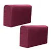 Pokrywa krzesła 2PC/paczka dom na sofę fotela elastyczne slipcover ramię podłokietnika puszka do salonu.