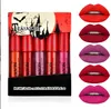 Soft Matte Lip Cream LipGloss Lipstick Vintage Long Lasting Gloss colors one set 5pcs