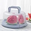 Piatti Contenitore Contenitore Supporto Per Cupcake Scatola Per Torta Senza Bpa Porta cupcake Portatile Da 10 Con Maniglia Del Coperchio Torte Trasparenti