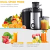 Liquidificador portátil para cozinha, suco fresco, extrator de máquina, 800w, centrífugo, anti-gotejamento, 2 velocidades, misturador de frutas