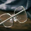 Solglasögon Läsglasögon för män Kvinnor Fashion Metal Full Frame Ultralight Clear Lens förstoringsföretag Mannra Presbyopiska glasögon