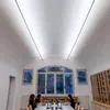 Vägglampa Fjärrkontroll LED -hyline Linjär ljus Minimalistisk SMD COB -remsor Levande utställningsbakgrundsdekor Fixtur