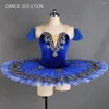 Stage Wear Velluto elasticizzato Tutu di balletto professionale 7 strati di tulle pieghettato Tutù di pancake Ragazze Ballerina Costumi di danza 4 colori BLL432