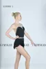 Abbigliamento da palco Nero Affascinante Abito da pattinaggio di figura su ghiaccio Donna Ragazza Competizione Balletto Dancewear Abiti da allenamento per prestazioni