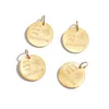 Charms Wholesale 5pcs/lot Gold Color You Are My Sunshine Stainless Steel Pendants For DIY Jewelry Making Accessories